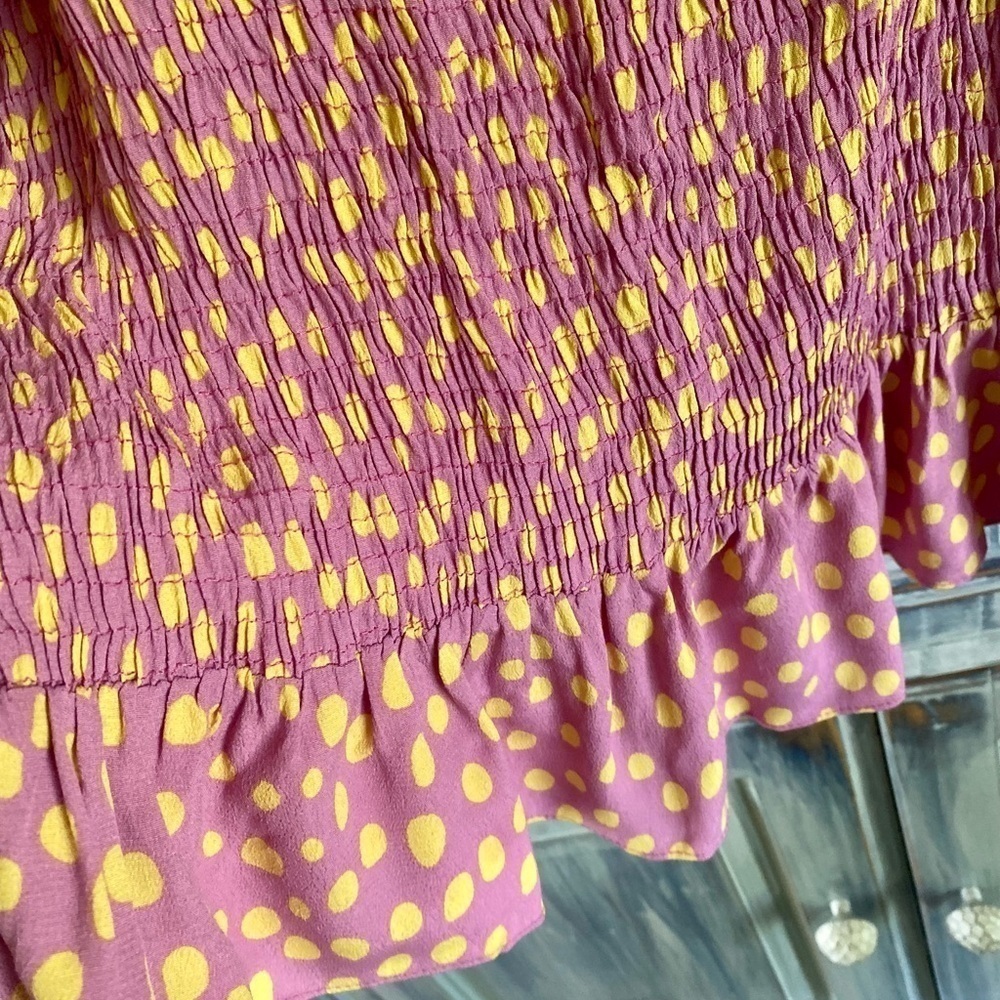 ZARA Pink and Yellow Polka Dot Sundress - Picture 5 of 9